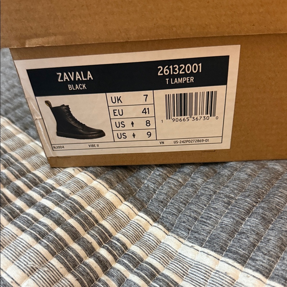 Zavala Black Men’s T Lamper Chukka Boots